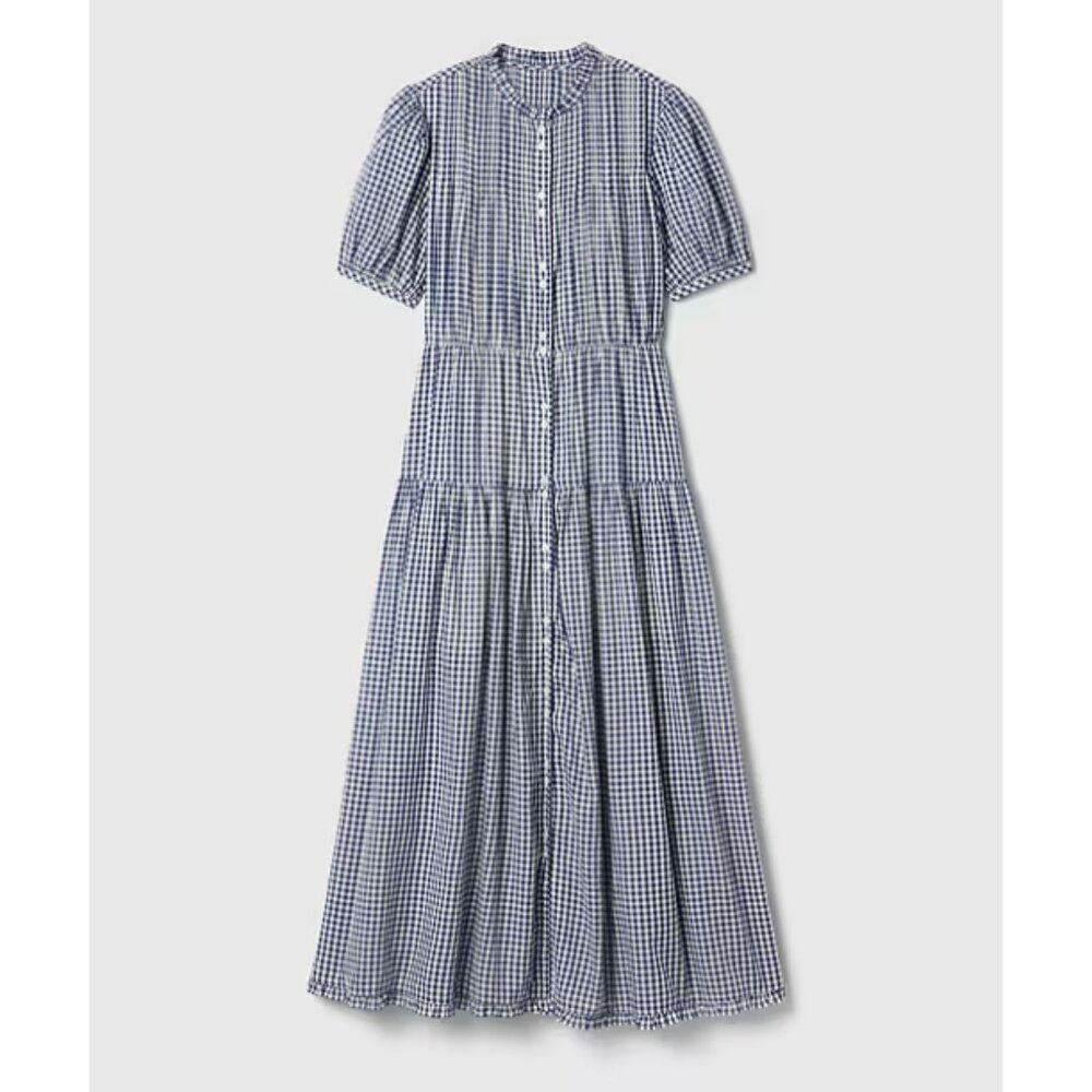 Gap x Doen Gingham Maxi Dress M NTW